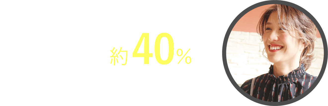 女性社員の約40% 50名がママさんスタッフ